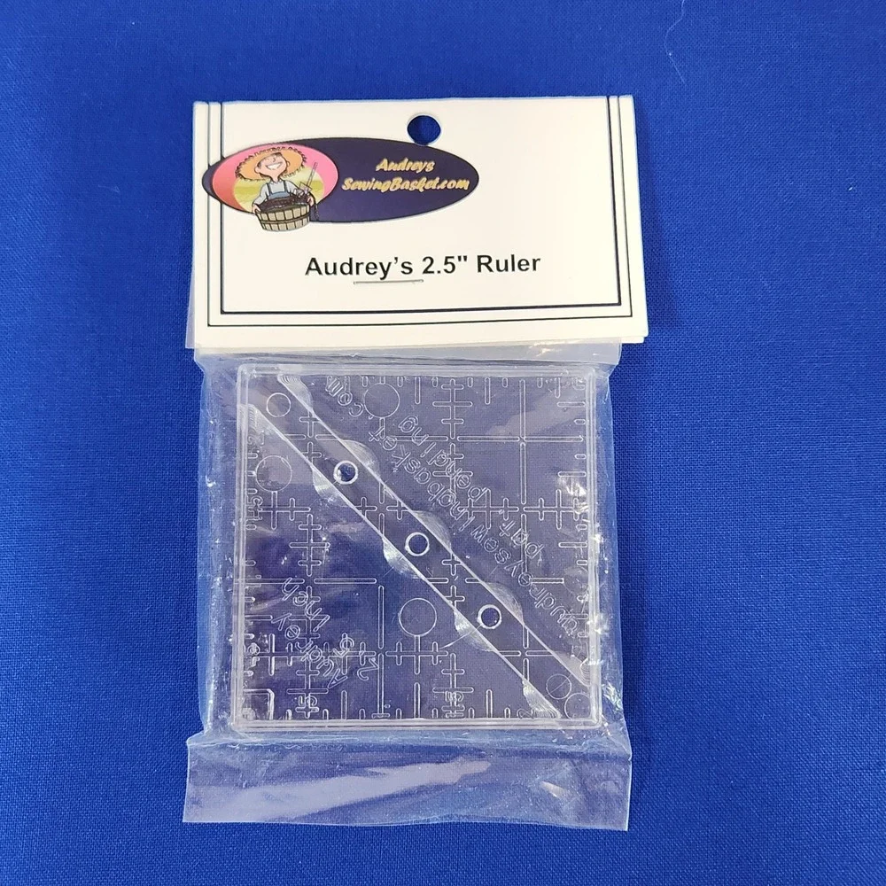 Audreys‎ Sewing Basket No-Wobble Rulers 3pc Set 2.5